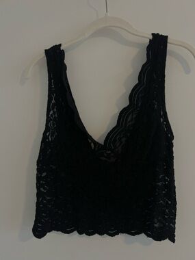 Zara Terez Black Lace Tank Top